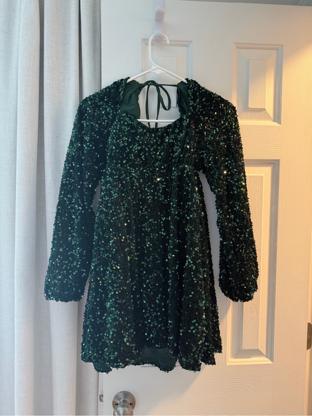 Altar'd State Sequin Green Dress